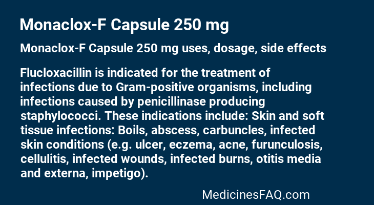Monaclox-F Capsule 250 mg