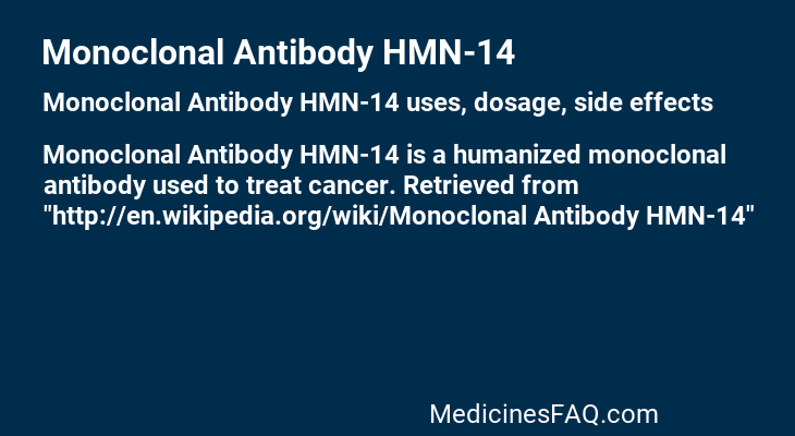 Monoclonal Antibody HMN-14