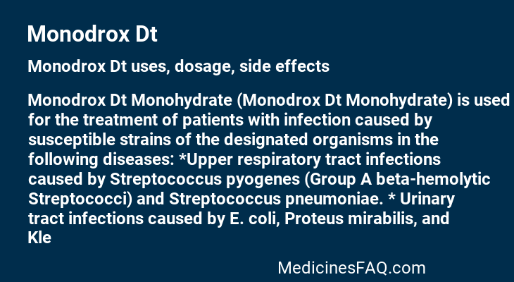 Monodrox Dt