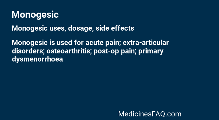 Monogesic