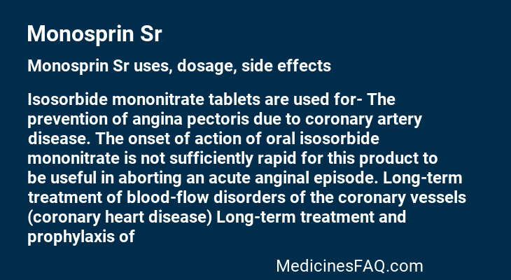 Monosprin Sr