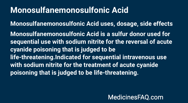 Monosulfanemonosulfonic Acid