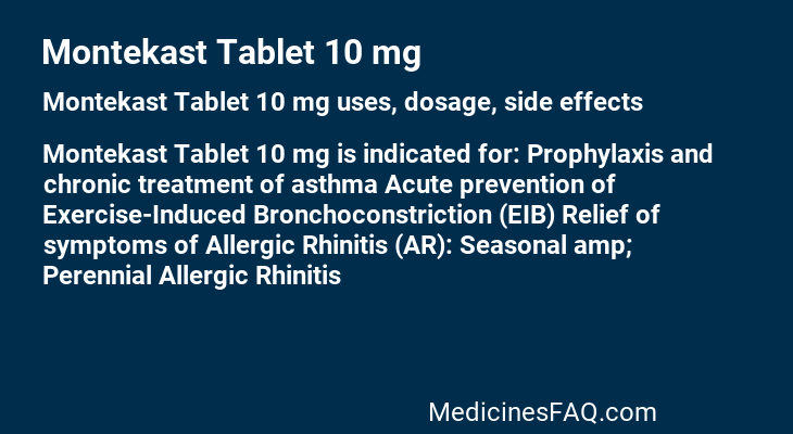 Montekast Tablet 10 mg