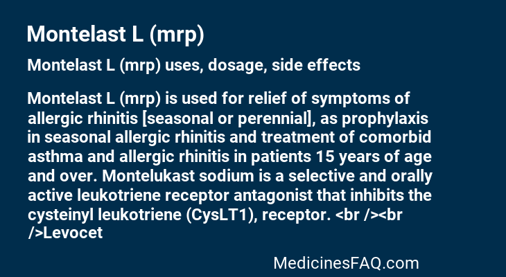 Montelast L (mrp)