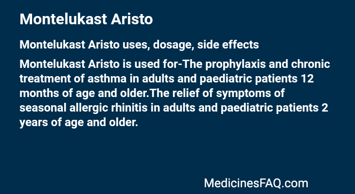 Montelukast Aristo