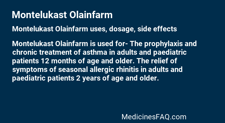 Montelukast Olainfarm