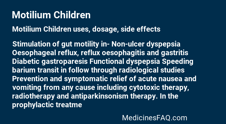 Motilium Children