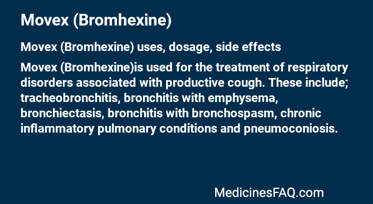 Movex (Bromhexine)