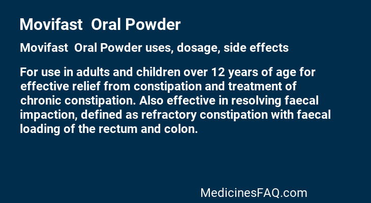 Movifast  Oral Powder