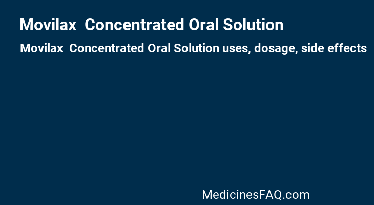 Movilax  Concentrated Oral Solution