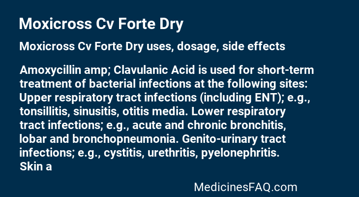 Moxicross Cv Forte Dry