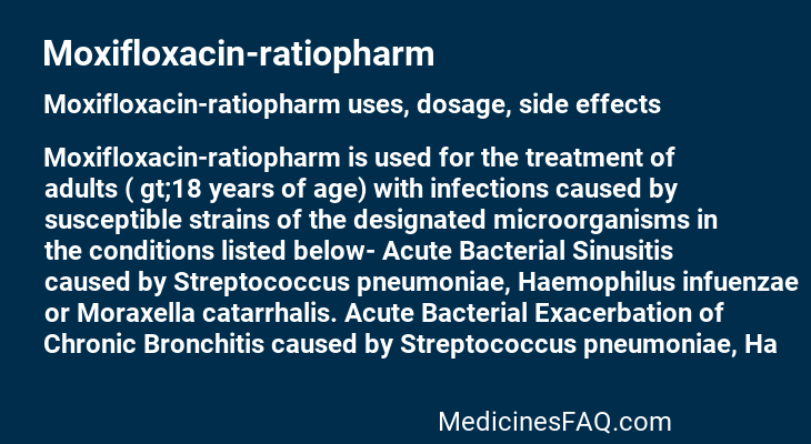 Moxifloxacin-ratiopharm