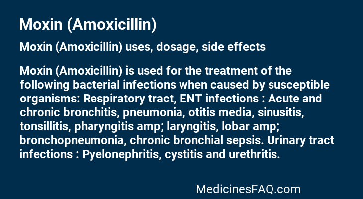 Moxin (Amoxicillin)