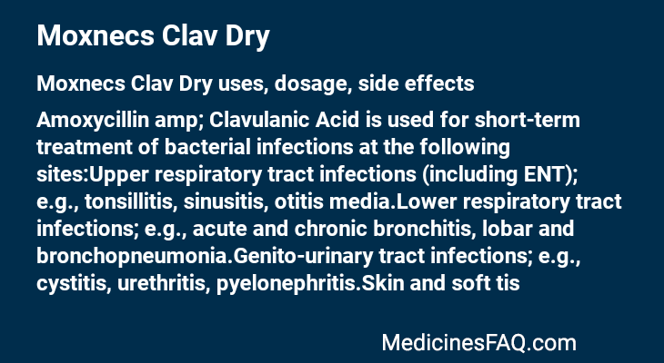 Moxnecs Clav Dry