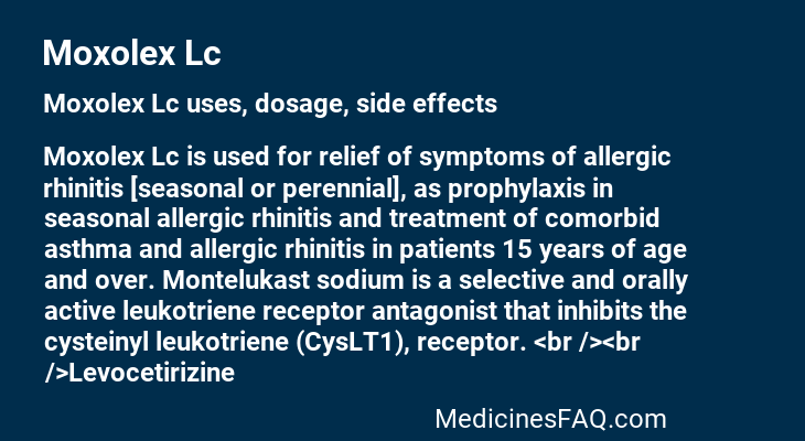 Moxolex Lc