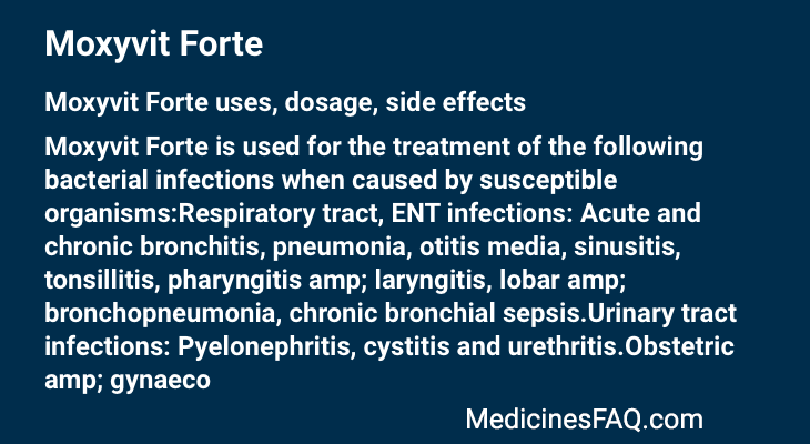 Moxyvit Forte