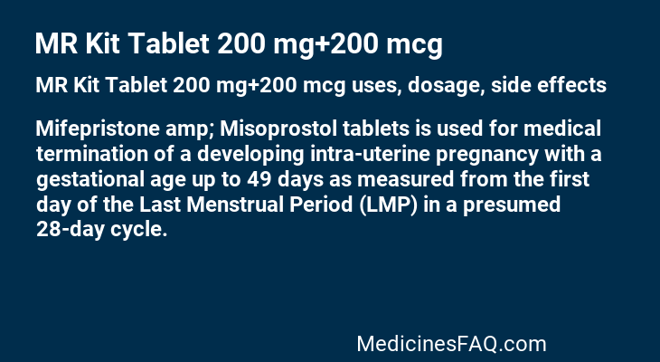 MR Kit Tablet 200 mg+200 mcg