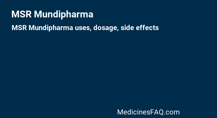 MSR Mundipharma