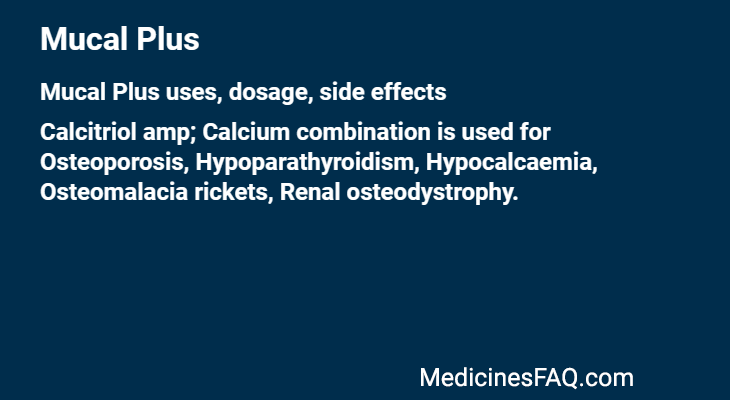 Mucal Plus