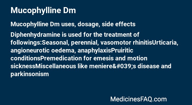 Mucophylline Dm