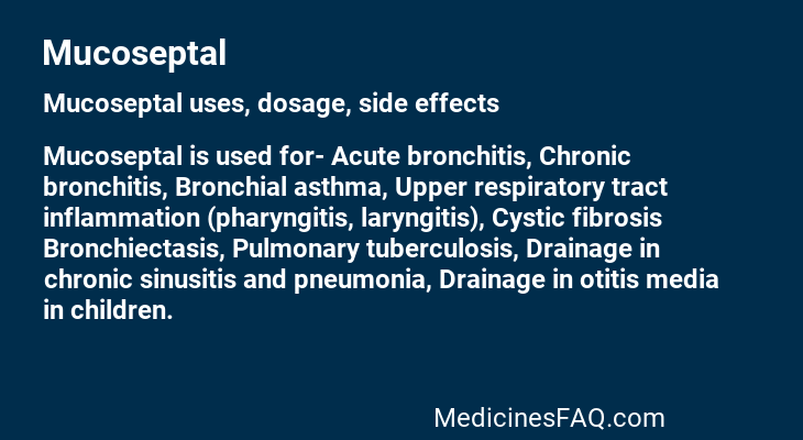 Mucoseptal