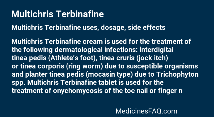 Multichris Terbinafine