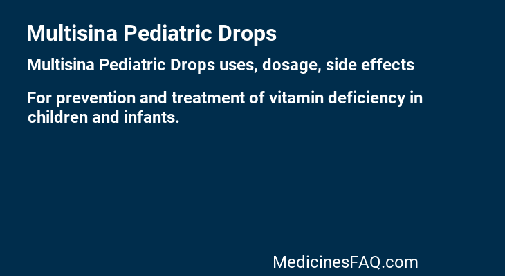 Multisina Pediatric Drops
