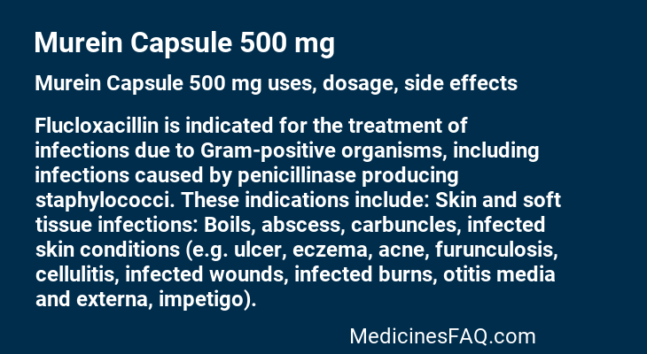 Murein Capsule 500 mg