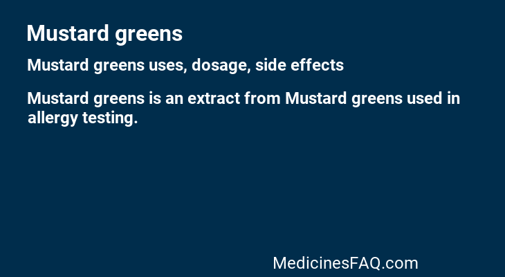 Mustard greens