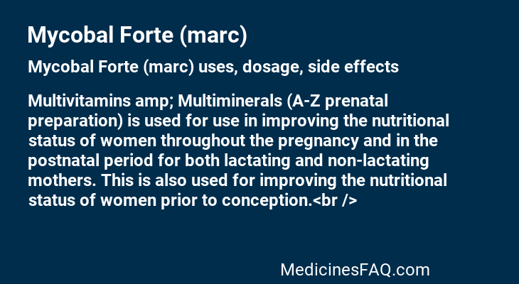 Mycobal Forte (marc)