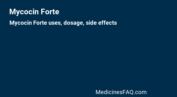 Mycocin Forte