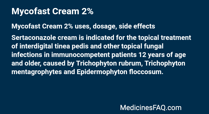 Mycofast Cream 2%