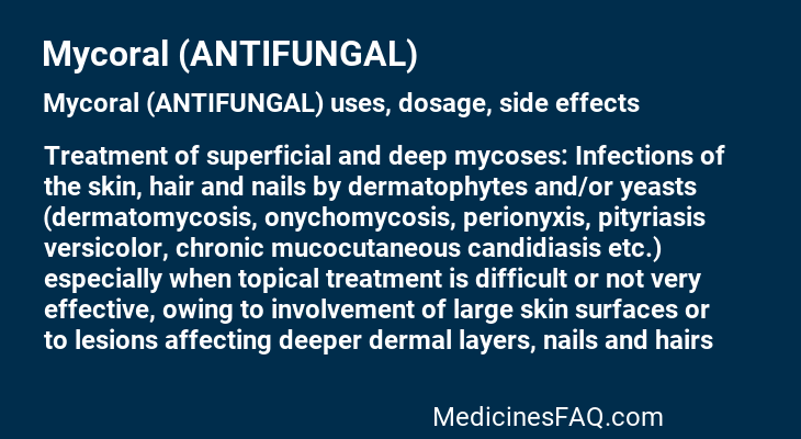 Mycoral (ANTIFUNGAL)