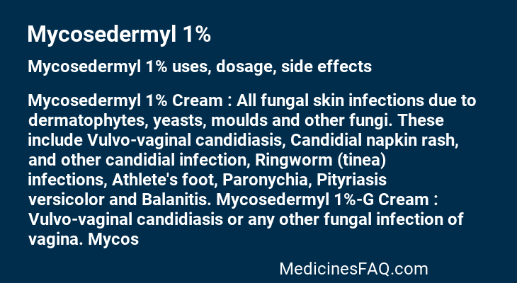 Mycosedermyl 1%