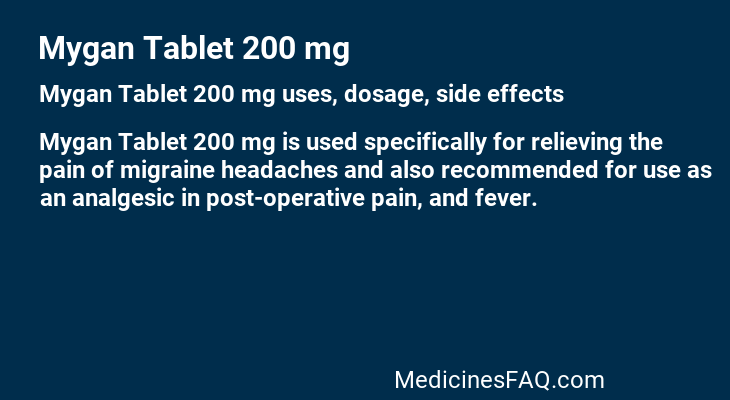 Mygan Tablet 200 mg