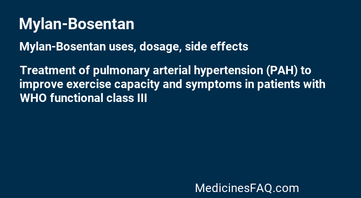 Mylan-Bosentan