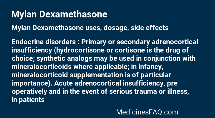 Mylan Dexamethasone