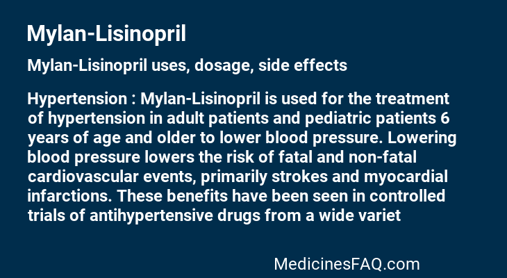 Mylan-Lisinopril