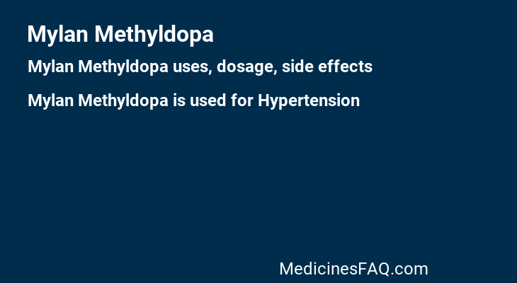 Mylan Methyldopa