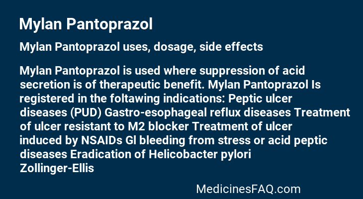 Mylan Pantoprazol