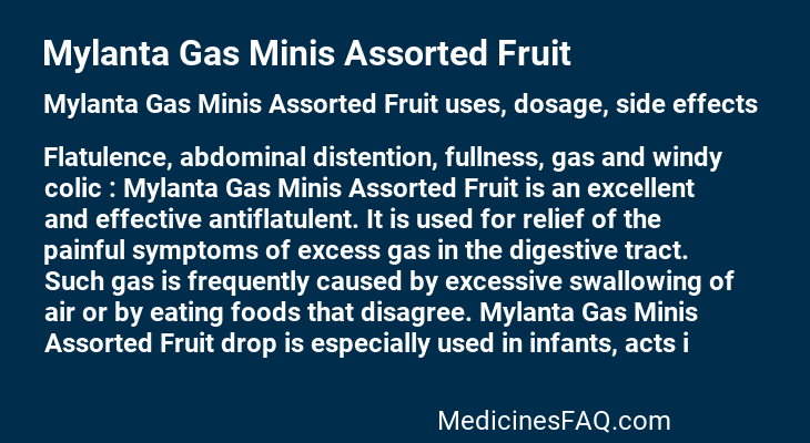 Mylanta Gas Minis Assorted Fruit