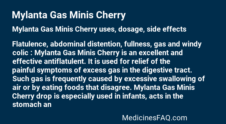 Mylanta Gas Minis Cherry
