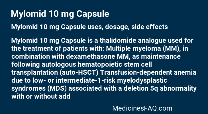 Mylomid 10 mg Capsule