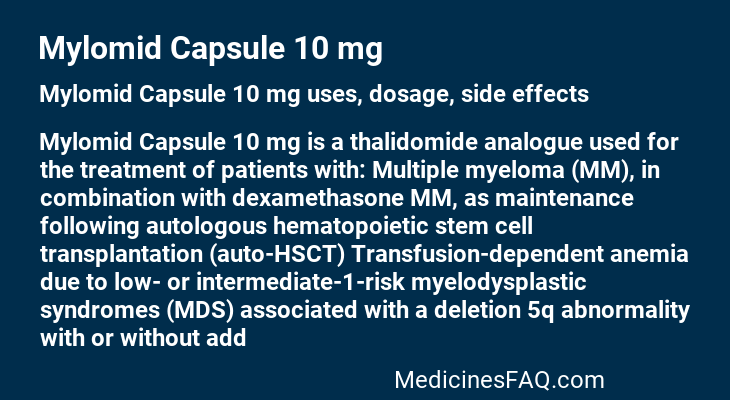 Mylomid Capsule 10 mg