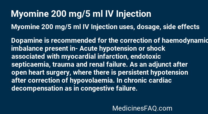 Myomine 200 mg/5 ml IV Injection