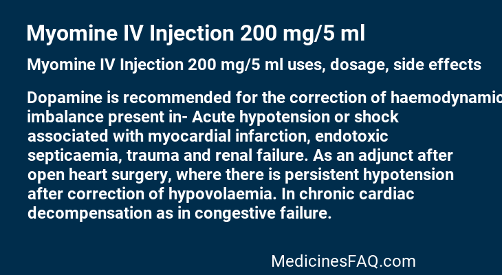 Myomine IV Injection 200 mg/5 ml