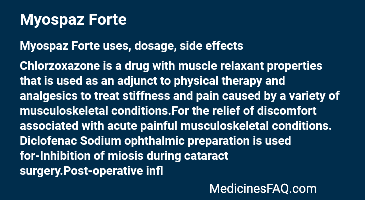 Myospaz Forte