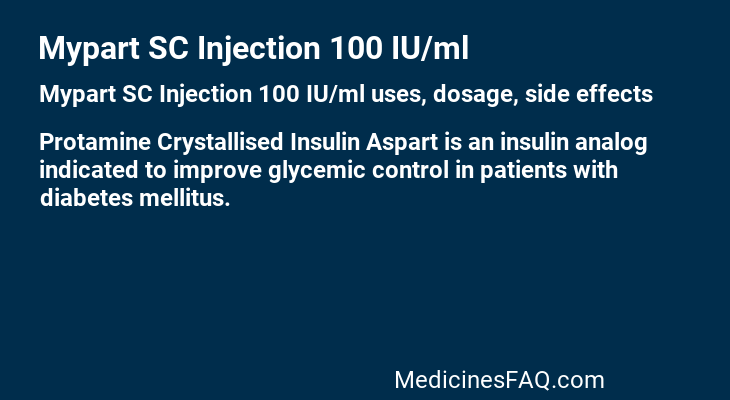 Mypart SC Injection 100 IU/ml