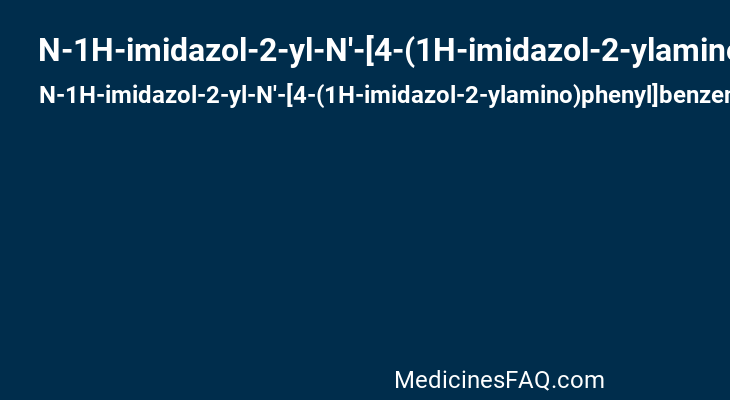 N-1H-imidazol-2-yl-N'-[4-(1H-imidazol-2-ylamino)phenyl]benzene-1,4-diamine