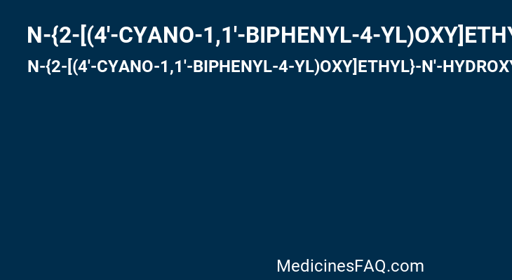 N-{2-[(4'-CYANO-1,1'-BIPHENYL-4-YL)OXY]ETHYL}-N'-HYDROXY-N-METHYLUREA